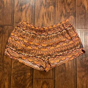 Patagonia Aztec printed shorts